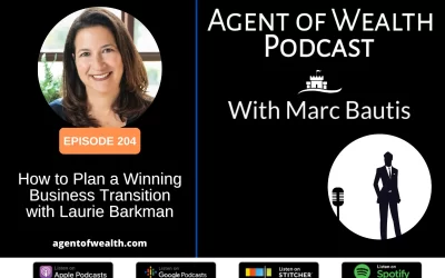 How to Plan a Winning Business Transition, Laurie Barkman on Agent of Wealth